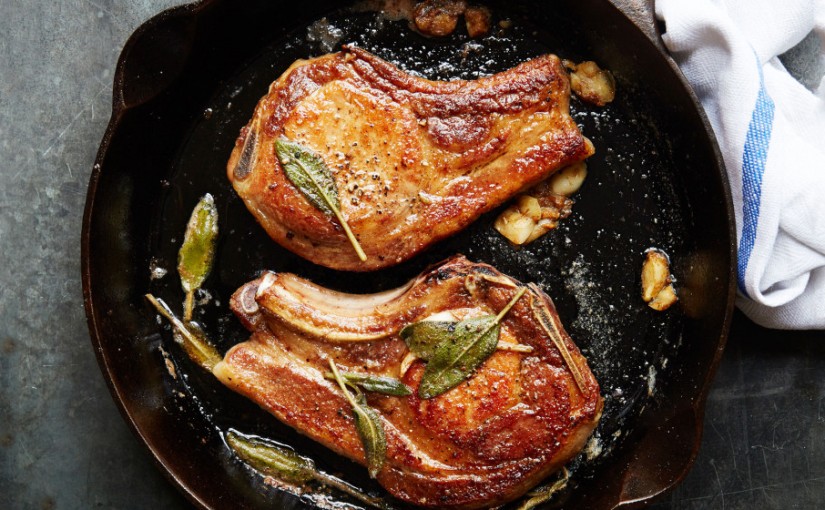 Brown Butter and Sage Pork Chops