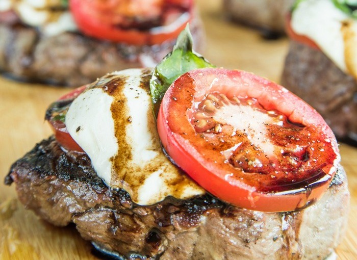 CAPRESE GRILLED FILET MIGNON
