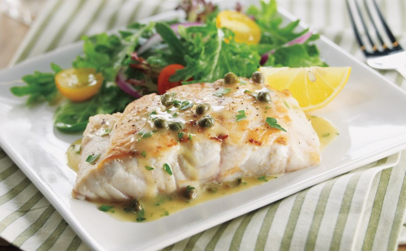 Grouper with Lemon and Capers